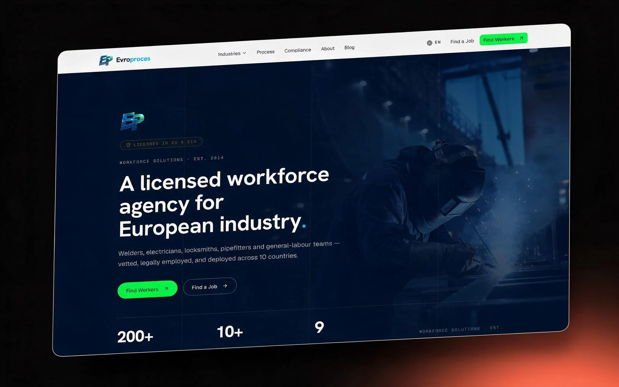Evroproces, Recruiting-Werbung