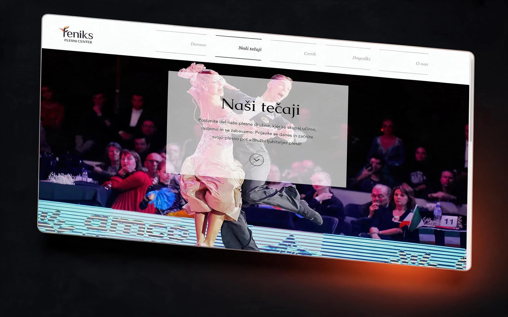 Naši tečaji — the Feniks course hub, linking to six course families