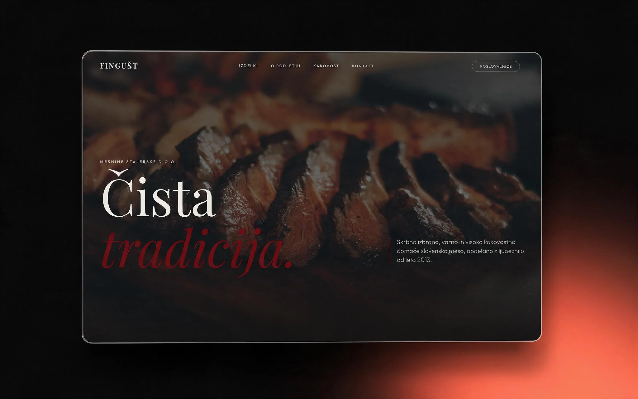 Fingušt, Website development