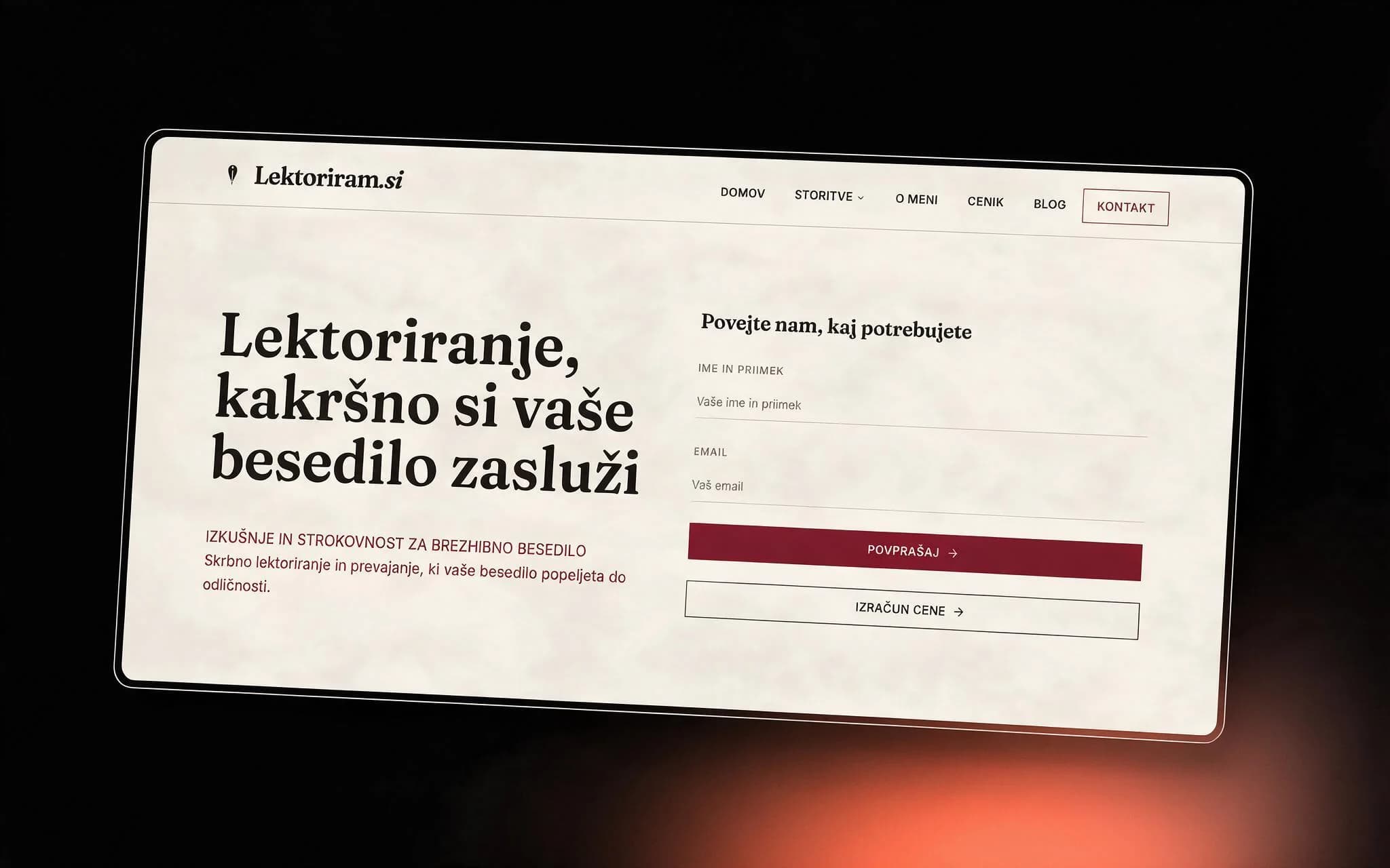 Lektoriram, Website development