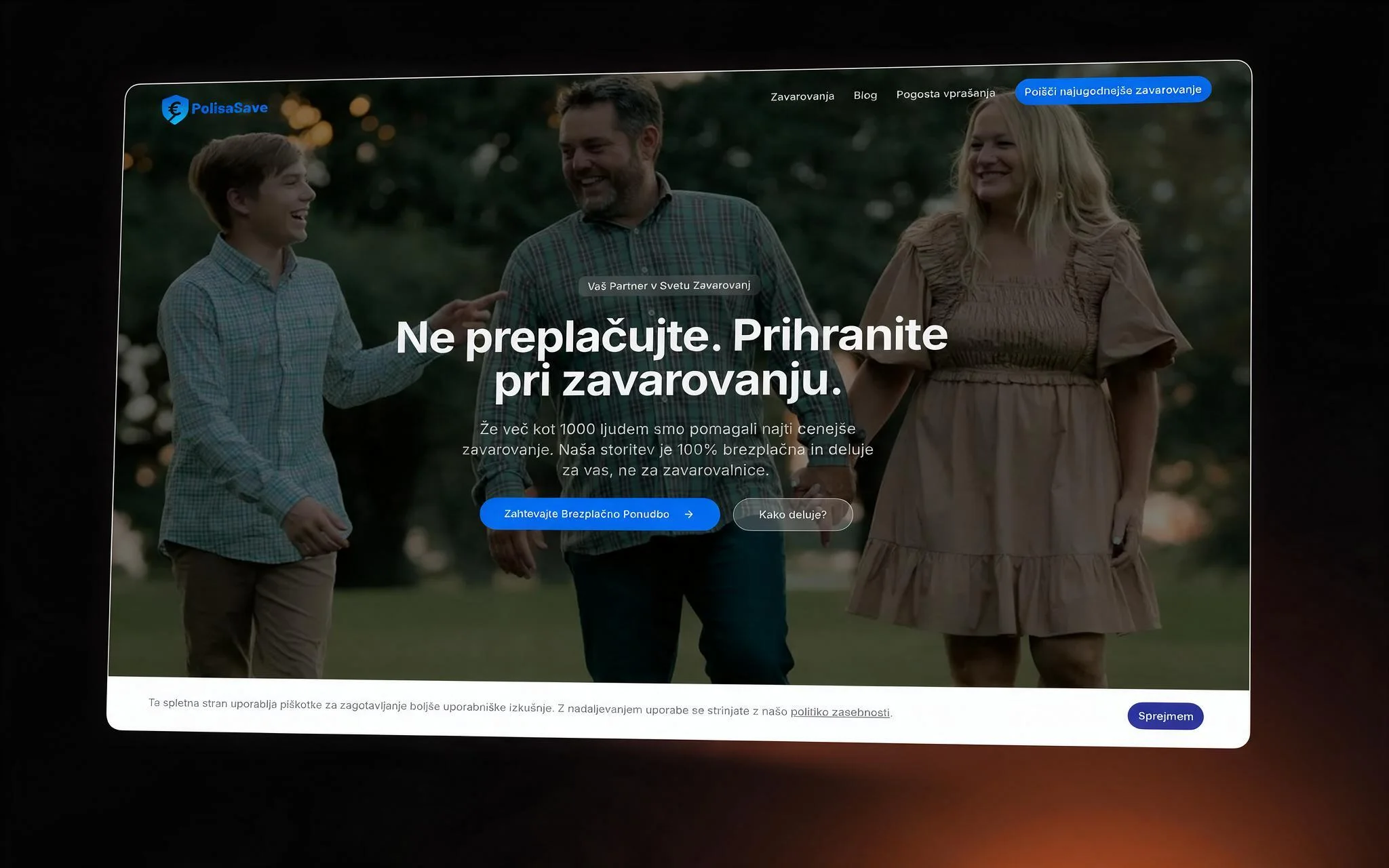 PolisaSave, Website development