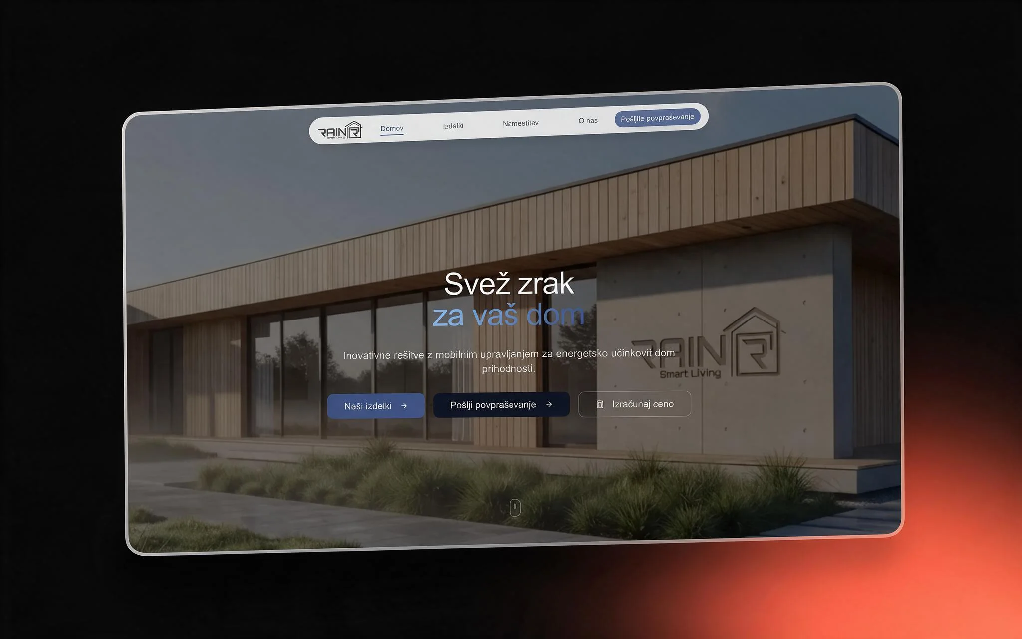 RAIN Smart Living, Razvoj spletnih aplikacij