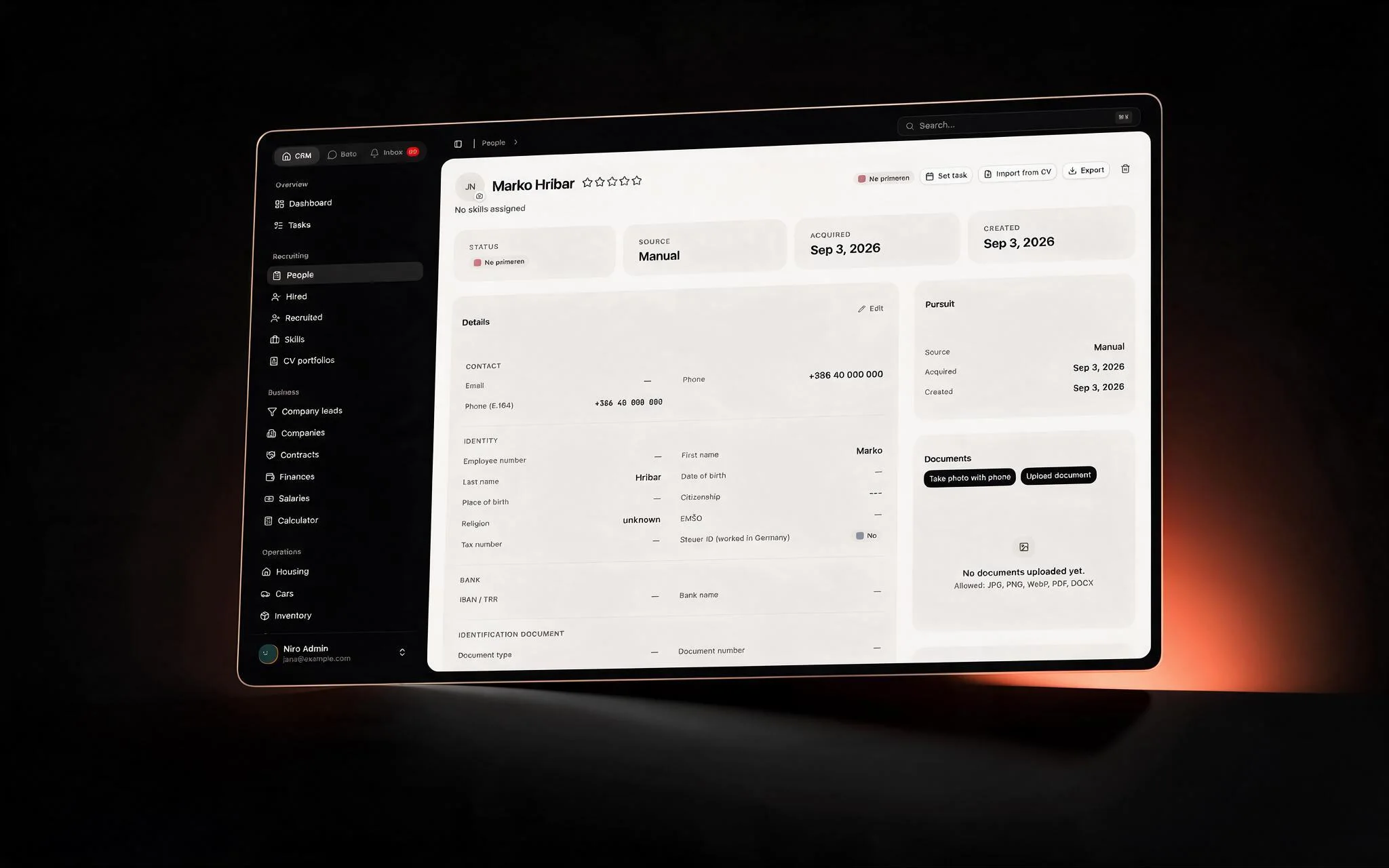 Recruitemy configurable candidate pipeline stages