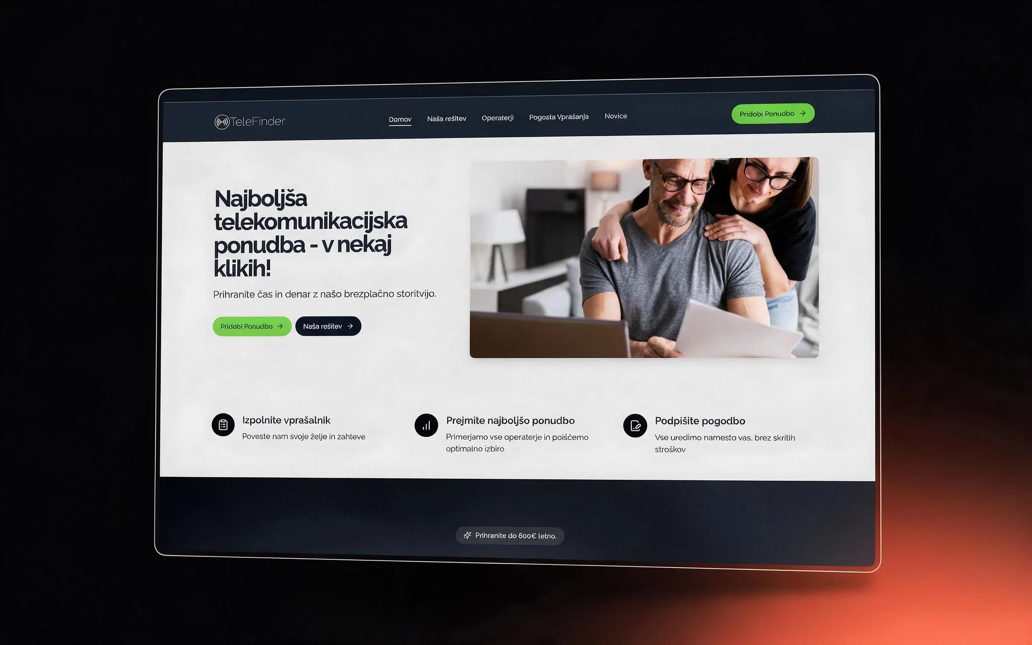 TeleFinder, Web app development