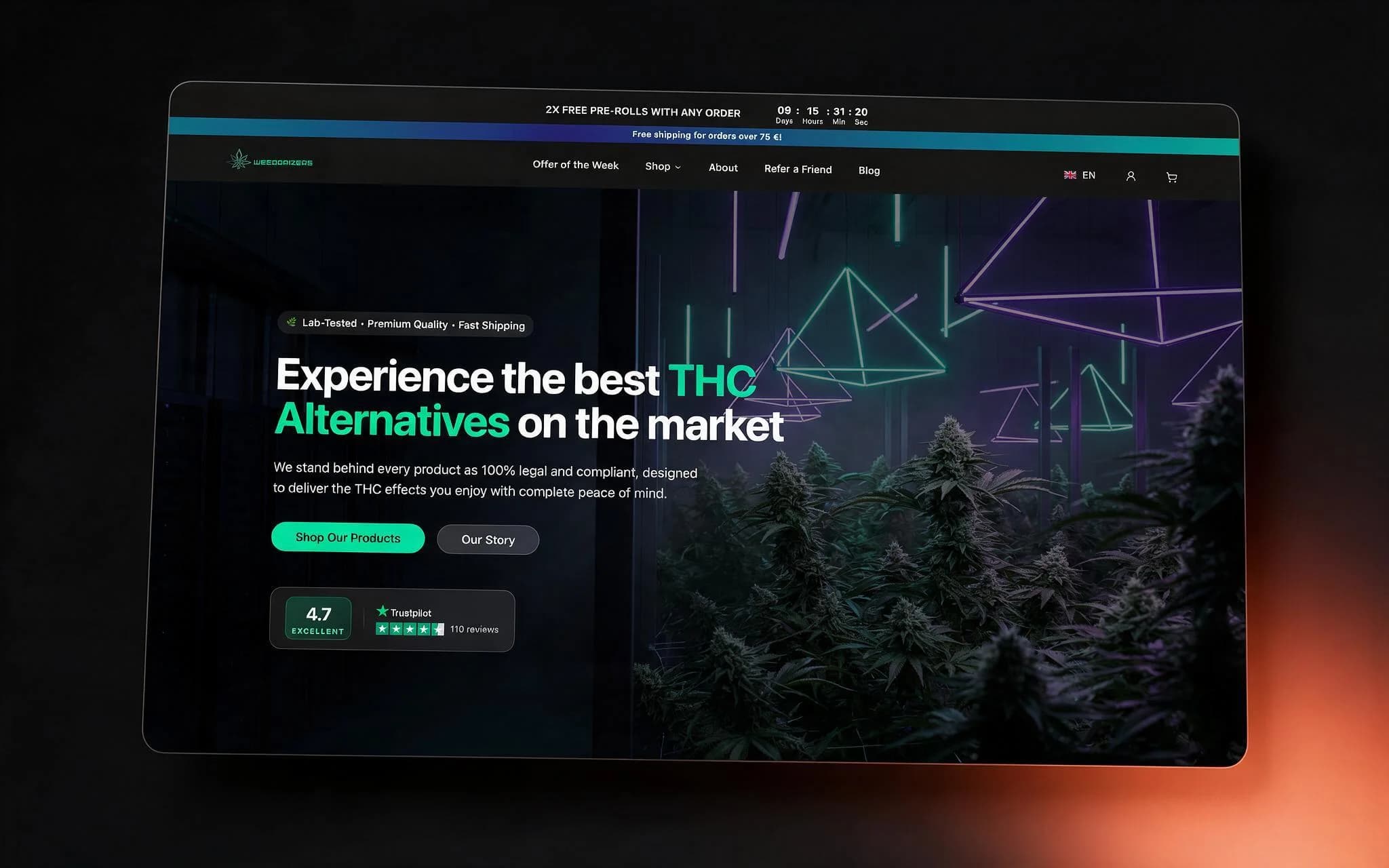 Weedorizers, E-commerce development
